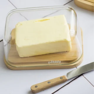 Set mantequillera y cuchillo de Pebbly