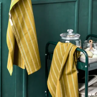 Set de 3 paños de cocina grandes 100% algodón Cook House Doctor