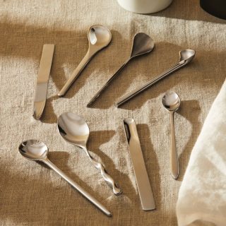 Set de 8 cucharillas de café con diseño Il Caffe Alessi