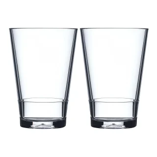 Set de dos vasos de metacrilato Flow de Mepal