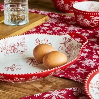 Fuente con dos asas Natalia Tognana