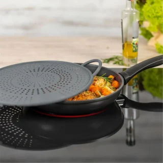 Tapa multifunción: antisalpicaduras y bandeja para horno de silicona Kuhn Rikon