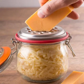 Tarro hermético de cristal con rallador Clip Top Kilner®