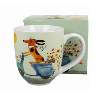 Taza Mug de porcelana XXL Duo