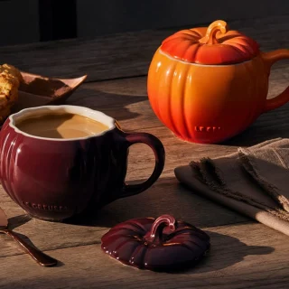 Taza cerámica calabaza con tapa 400 ml Le Creuset