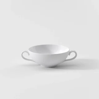 Taza de consomé de porcelana con dos asas Royal Villeroy & Boch