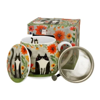 Taza XL para infusiones de porcelana Duo