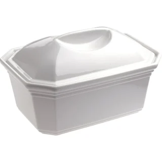 Terrina rectangular con tapa de porcelana French Classics Revol