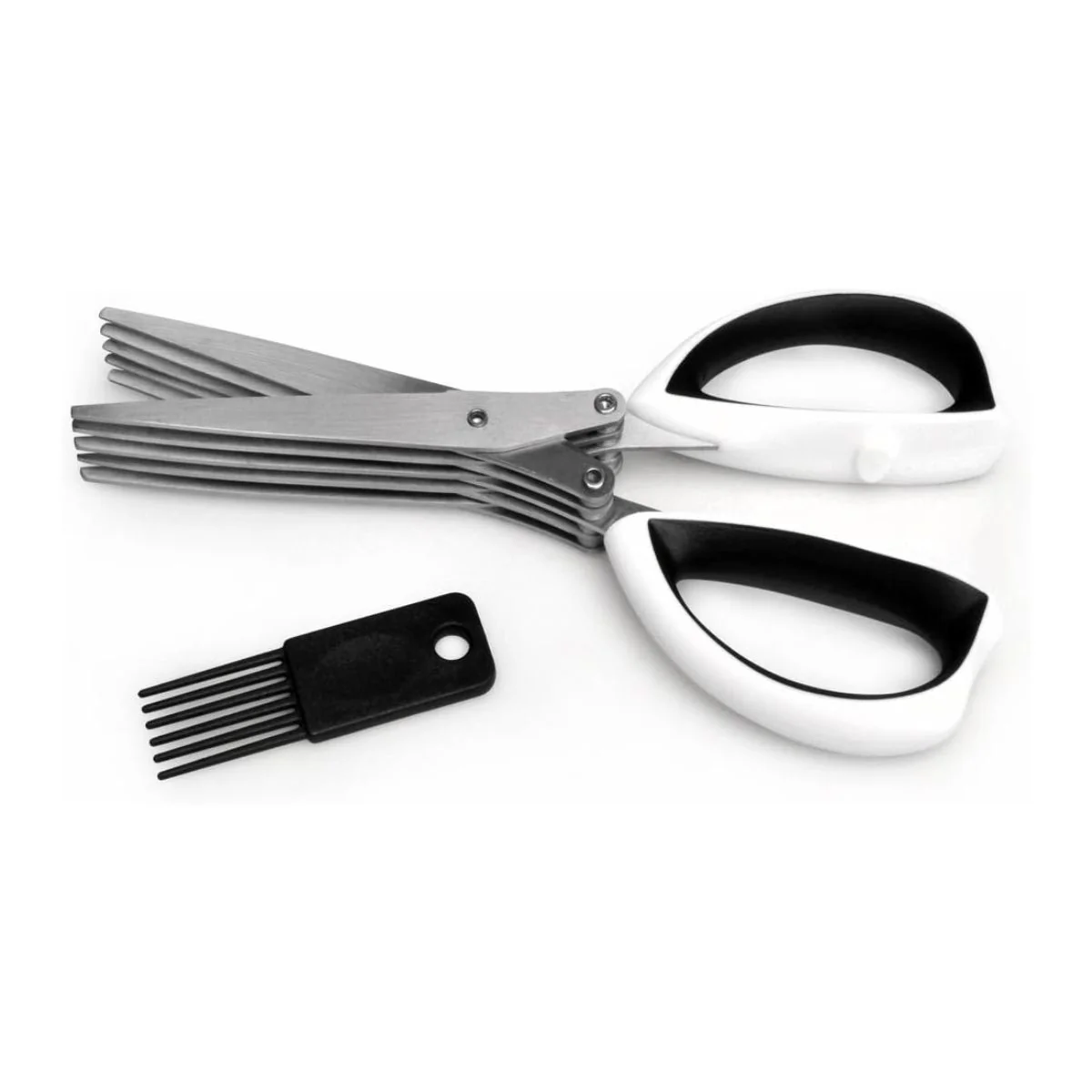 Tijeras para hierbas y aromáticas de 5 cortes con cepillo Berghoff - Imagen 3