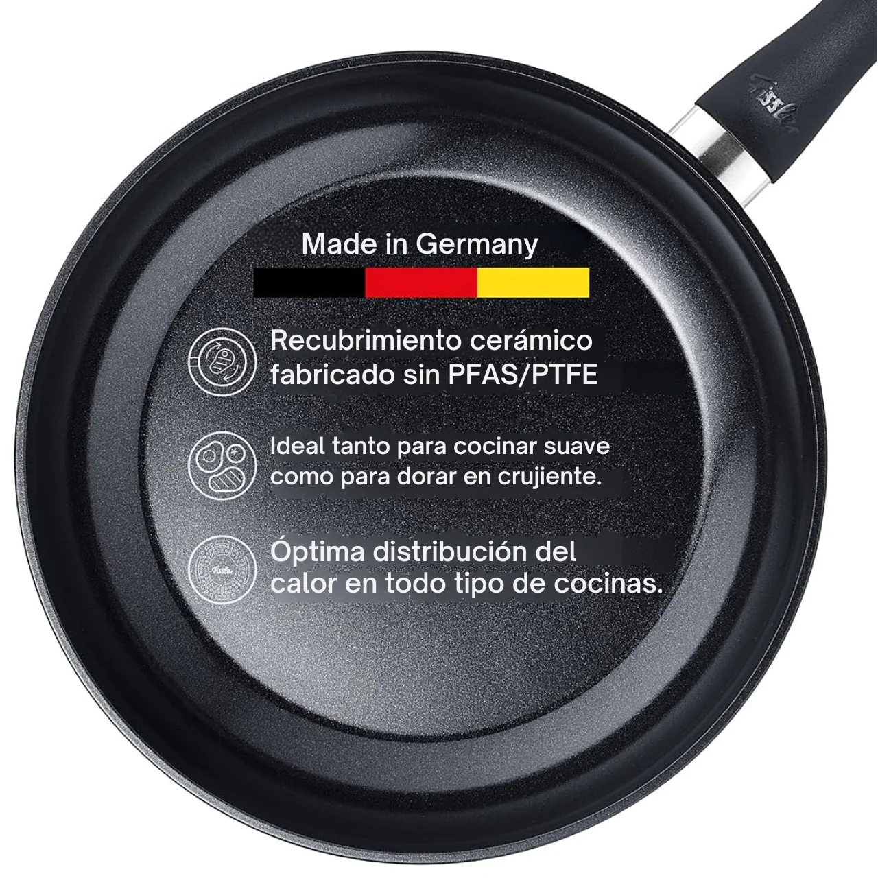Sartén cerámica Essential Black Fissler - Imagen 7