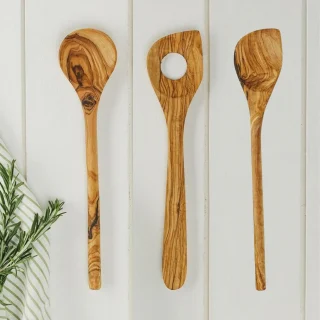 Cucharas de madera de olivo Selbrae