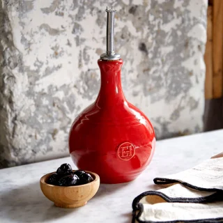 Aceitera y Vinagrera redonda Emile Henry