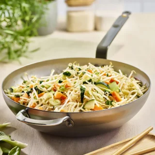 Wok de hierro mineral B De Buyer