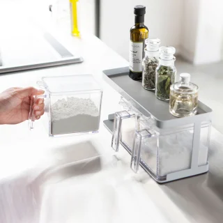 Set de Stand Organizador con 3 botes Yamazaki