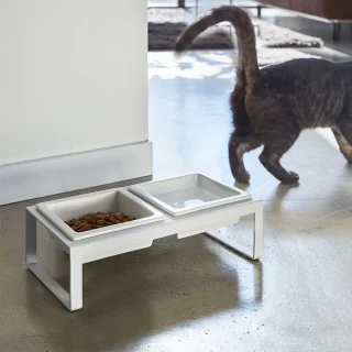 Bol doble para mascotas Tower Yamazaki
