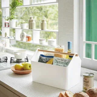 Cesta para almacenar con asa Yamazaki