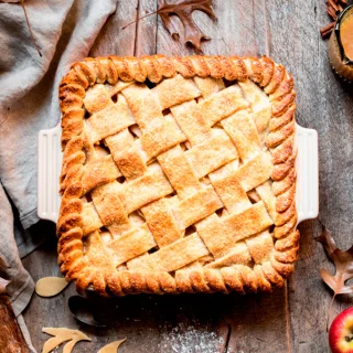 Molde cerámico tipo bandeja cuadrada Le Creuset