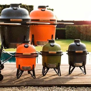 Barbacoa de carbón cerámica y horno Berghoff