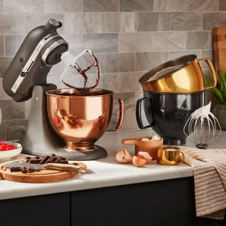 Bol de acero inoxidable cromado de 4,8l KitchenAid