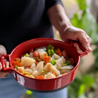 Cazuela redonda individual de Revol