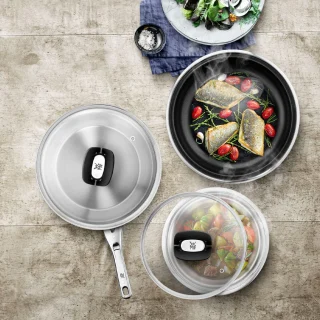 Sartén de acero inoxidable (sin mango) Click & Serve WMF