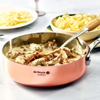 Sauté de cobre Inocuivre con mango de inox De Buyer