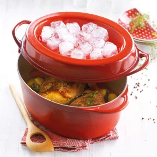 Cocotte Doufeu oval de hierro Le Creuset