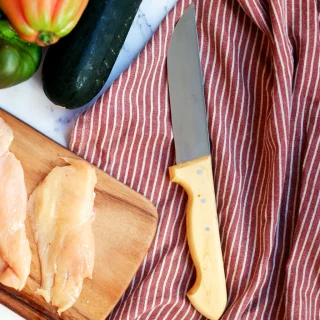 Cuchillo de cocina con mango de boj Pallarès