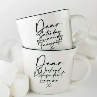 Taza Dear Saturday de Dutch Rose