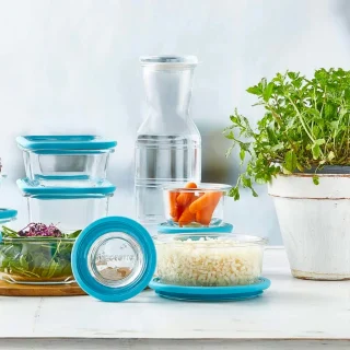 Recipientes de cristal con goma de sellado Bormioli Rocco