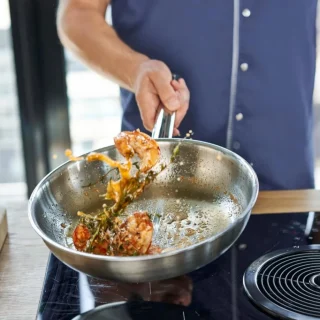 Sartén acero inox Profesional de Bra