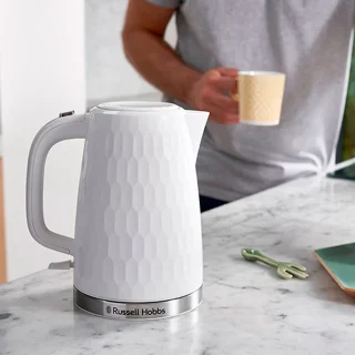 Hervidor Honeycomb blanco de Russell Hobbs