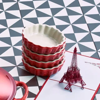 Set 4 moldes para tartaletas Le Creuset