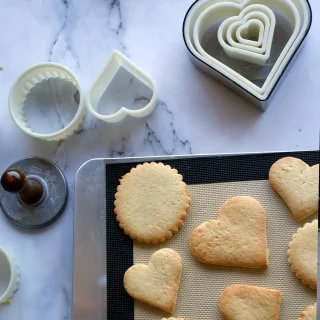 Set 7 cortadores corazón De Buyer