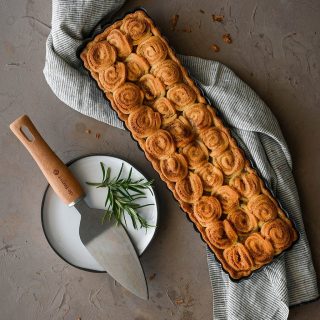 Molde rectangular antiadherente con base extraíble De Buyer