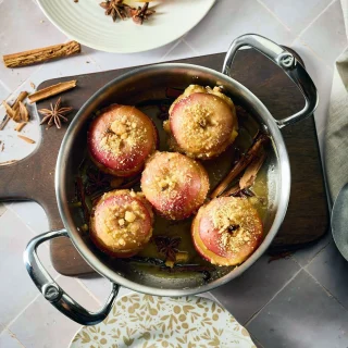 Cacerola bombeada de acero inoxidable Affinity de De Buyer