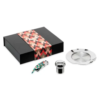 Pack de 3 piezas con abridor para vino Parrot Alessi