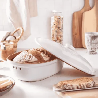 Panera ovalada de terracota Römertopf