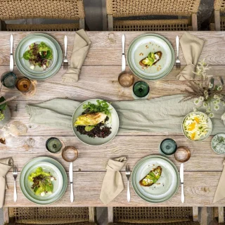 Plato de porcelana Perlemor Alga Villeroy & Boch