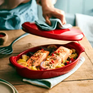 Fuente cerámica "papillote" Emile Henry