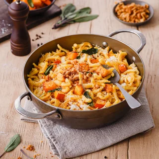 Sartén alta con 2 asas hierro Mineral B De Buyer (fuego y horno)