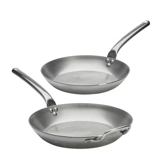 Sartén de hierro Carbone Plus con mango de acero inox Pro De Buyer