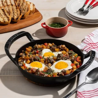 Sartén skillet hierro fundido BBQ Outdoor Le Creuset