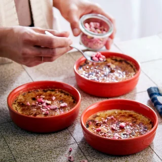 Conjunto dos recipientes crème brûlée Emile Henry