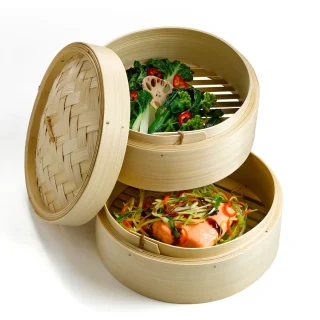 Vaporera doble de bambú Ken Hom